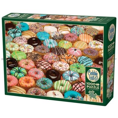 Donuts - Collage, 1000 brikker
