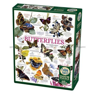 Citater: Sommerfugle, 1000 brikker