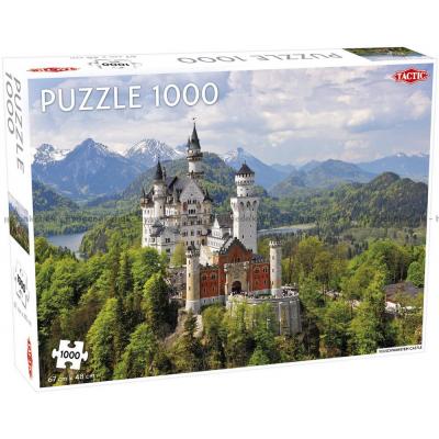 Det flotte Neuschwanstein slot, 1000 brikker