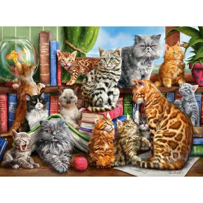 Billede af Corti: Huset med katte, 2000 brikker