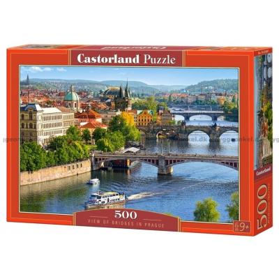 Prag: Kig ud over broerne, 500 brikker