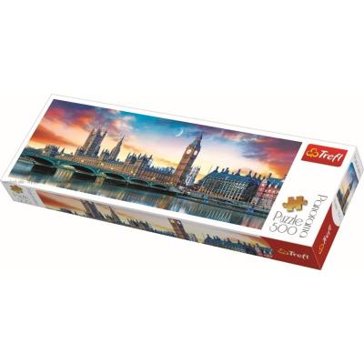 Big Ben og Westminster - Panorama, 500 brikker