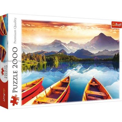 Kanoer ved søen, 2000 brikker