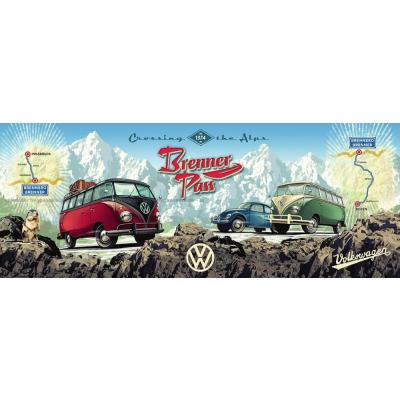 Billede af VW: Over Brennerpasset - Panorama, 1000 brikker