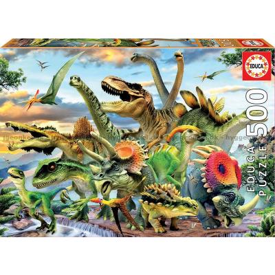 Robinson: Dinosaurernes verden, 500 brikker