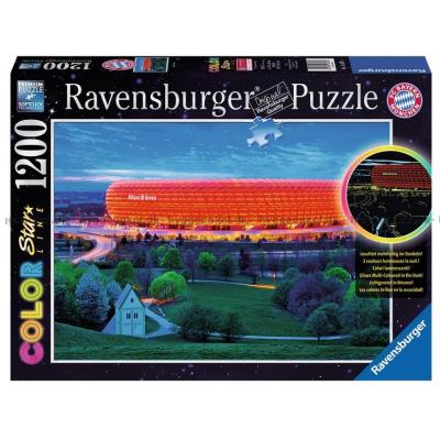 Bayern München: Allianz Arena - Lyser i mørke, 1200 brikker