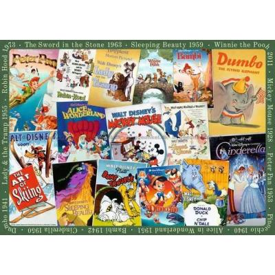 Billede af Disney: Plakater - Vintage, 1000 brikker