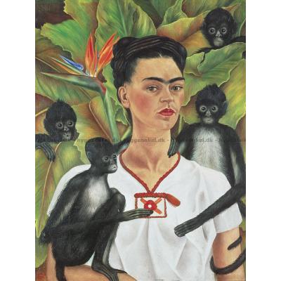 Frida Kahlo - Selvportræt, 1000 brikker