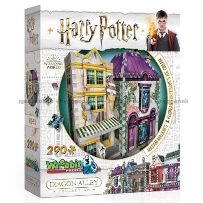 3D: Harry Potter - Diagonalstræde Madam Malkins Isbutik, 290 brikker