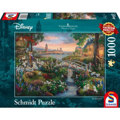 Disney: Kinkade - 101 Dalmatinere, 1000 brikker