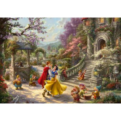 Billede af Disney: Kinkade - Snehvide danser med prinsen, 1000 brikker