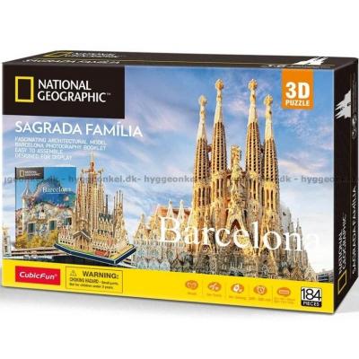 3D: Sagrada Familia, Barcelona, 184 brikker