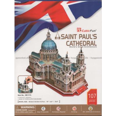 3D: St. Pauls Cathedral, London, 107 brikker