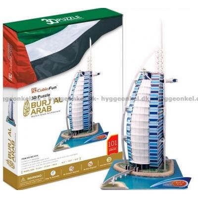 3D: Burj Al Arab, Dubai, 101 brikker
