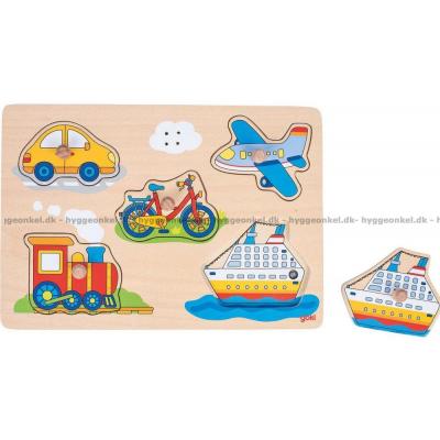 Transportmidler: Med lyde, 5 brikker