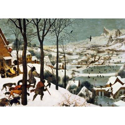 Brueghel: Jægere i sneen, 1000 brikker