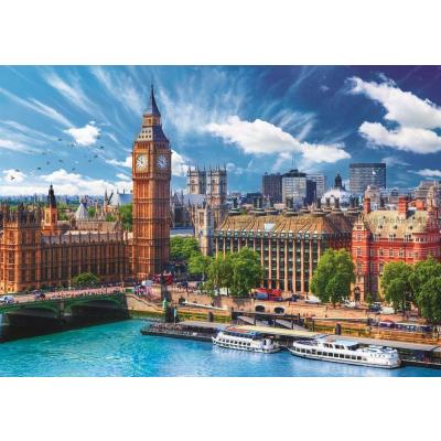 Billede af London: En solskinsdag, 500 brikker