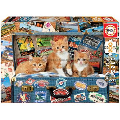 Cuddiford: Katte på rejse, 200 brikker
