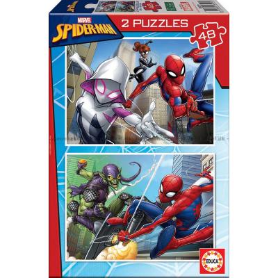 Marvel Spiderman, 2x48 brikker