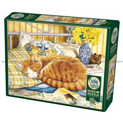 Tristram: Katten på sengen, 1000 brikker