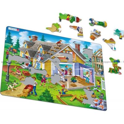Billede af Huset  - Rammepuslespil, 62 brikker
