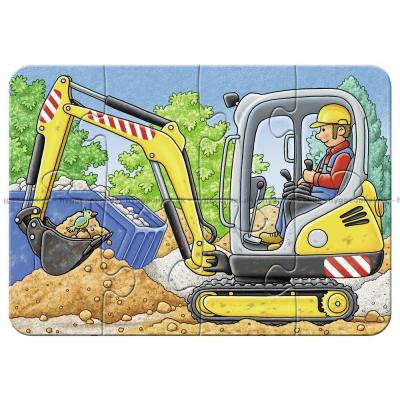 Billede af Arbejdsmaskiner, 4 i 1, 2 brikker