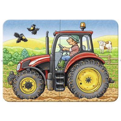 Billede af Arbejdsmaskiner, 4 i 1, 2 brikker