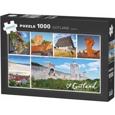 Sverige: Gotland, 1000 brikker