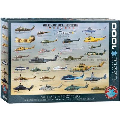 Militær helikoptere, 1000 brikker