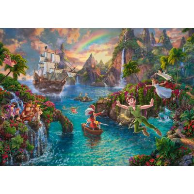 Billede af Disney: Kinkade - Peter Pan, 1000 brikker