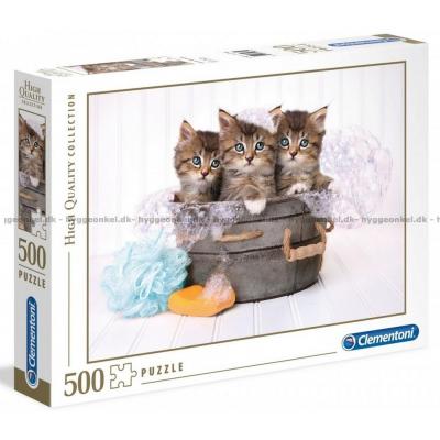 Kattekillinger i bad, 500 brikker
