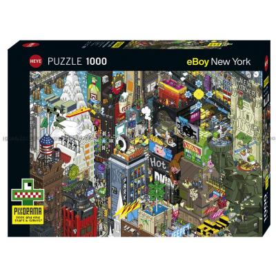 eBoy: Pixorama - New York, 1000 brikker