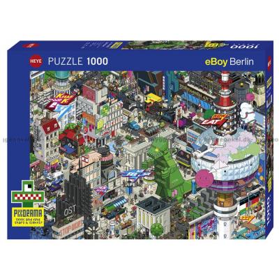 eBoy: Pixorama - Berlin, 1000 brikker