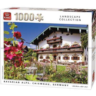 Tyskland: Chiemgau, 1000 brikker