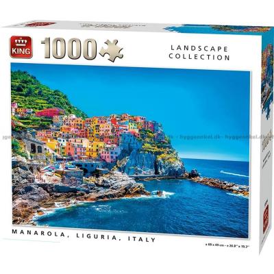Italien: Manarola, 1000 brikker