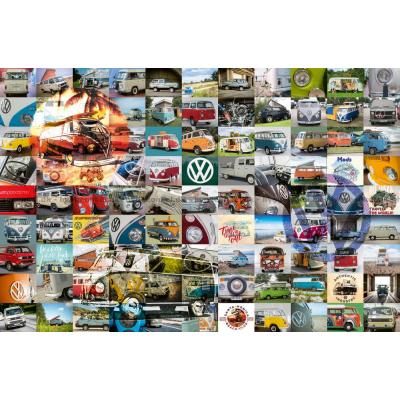 Billede af 99 VW busser, 3000 brikker