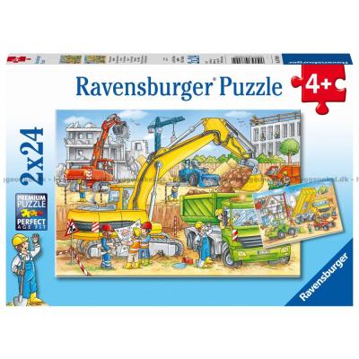 På byggepladsen, 2x24 brikker