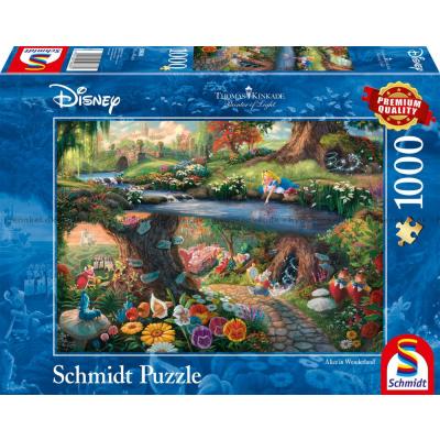 Disney: Kinkade - Alice i Eventyrland, 1000 brikker