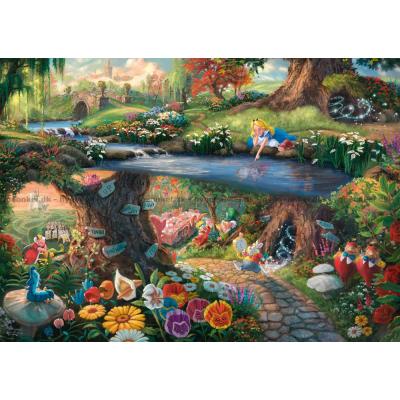 Billede af Disney: Kinkade - Alice i Eventyrland, 1000 brikker