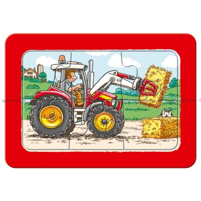 Billede af Arbejdsmaskiner, 3x6 brikker