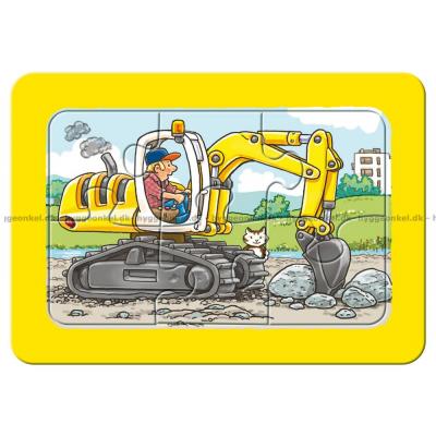 Billede af Arbejdsmaskiner, 3x6 brikker