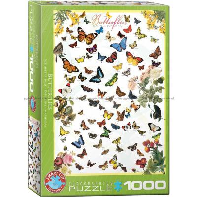 Sommerfugle, 1000 brikker