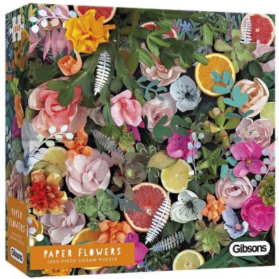 Papir blomster, 1000 brikker