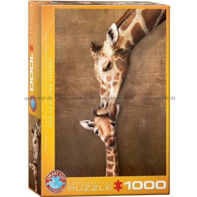 En girafmors kys, 1000 brikker