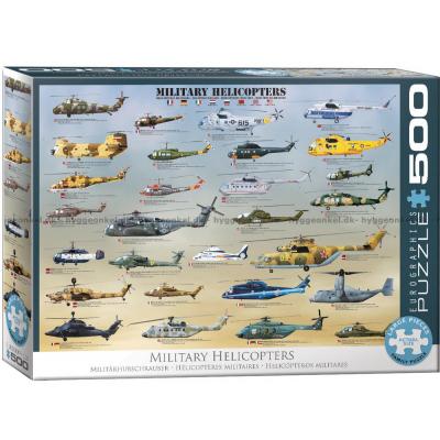 Militær helikoptere, 500 brikker
