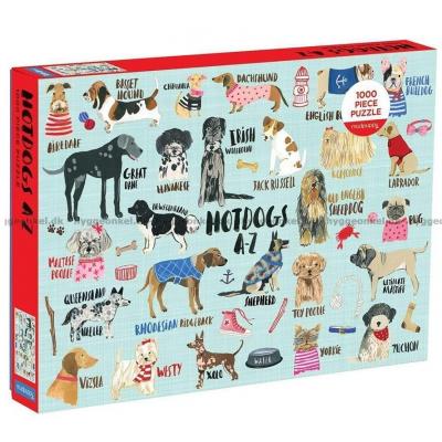 Hunde: A-Z, 1000 brikker