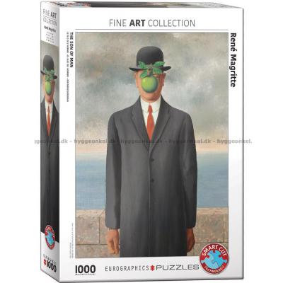 Magritte: Menneskesønnen, 1000 brikker