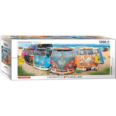 VW bus: Kombination - Panorama, 1000 brikker