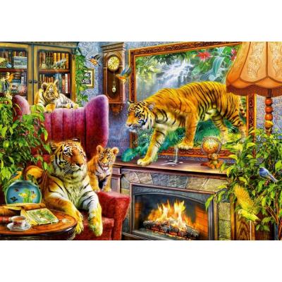 Billede af Krasny: Tigerne - bliver levende, 1000 brikker