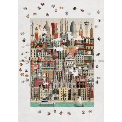 Billede af Schwartz: Barcelona, 1000 brikker